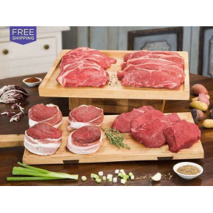 100% Grass-Fed Organic Steak + Free Shipping At $84.99