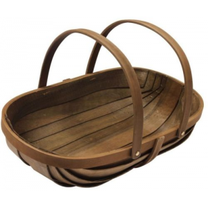 Wooden Garden Trug Wood Garden Basket Plant Flower Caddy At $45.91 (Ebay)