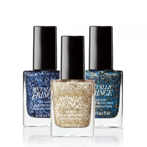 Get Metallic Fringe Top Coat At $6.00 (Avon)