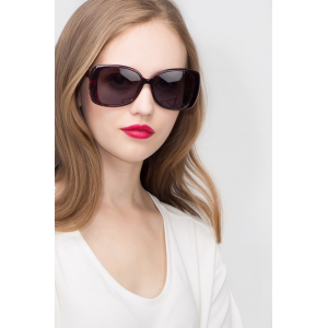 Buy Black Red Sunglasses for Women At $39 (Eyebuydirect)