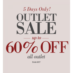 Outlet Sale : Get Upto 60% Off on All Outlet At Home Decorators