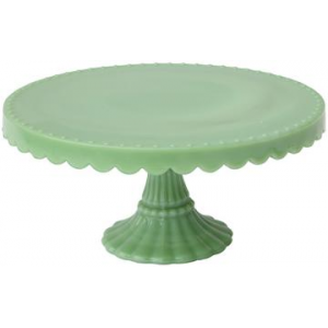 Buy Round Milk Glass Pedestal Just At $34 (Home Decorators) 