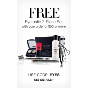 Get Free Eye-tastic 7-Piece Set with your $50 order Only At Avon