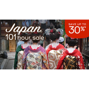 Japan 101 hour sale : Save Upto 30% Off on Travels At Hotels.com