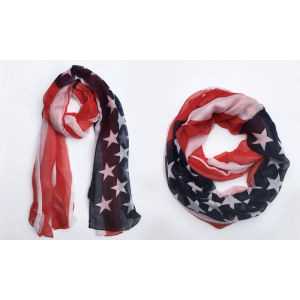 Buy 4th of July Flag Scarves Just At $7.99 (Groupon)