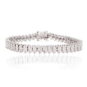 Diamond Accent Tennis Bracelet At $8.99