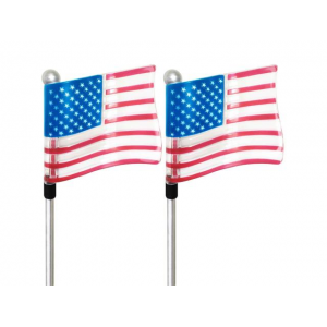 Independence Day Special : SolarDuke Solar US Flag Stake Lights For Outdoor At $27.99 (Newegg)