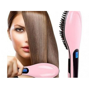 Turbo Hair Straightener Brush - 2 Colors At $29.99(living social)