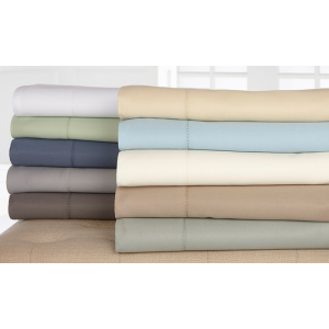 1,000-Thread-Count Wexley Home Cotton-Rich Sheet Set  At $54.97(groupon)