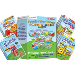 Preschool Prep 10 DVD Reading Set  Basics, Sight Words & Phonics At $39.99(Groupon)