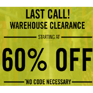 Warehouse Clearance Starting At 60% Off on Apparel(Jimmy Jazz)