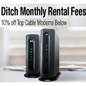 Flat 10 Off on Top Cables Modems At Newegg