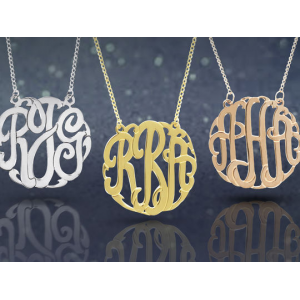 Buy Monogram Sterling Necklace Just At  $25.99(LivingSocial)