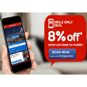 Flat 8% Off When You Book on Mobile(Hotels.com)