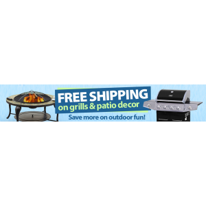 Free Shipping on Grills & Patio Decor At Walmart