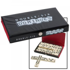 Buy Deluxe Double Six Dominoes with Case At $15.19(ESportsonline)