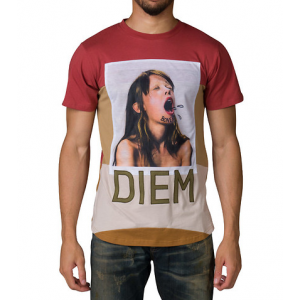 Diem Color Block Daisy Elong Ss Tee At $36.00 (jimmy jazz)