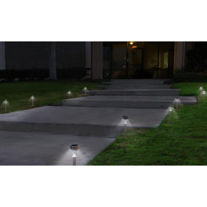 Solar White LED Garden Path Lights (8-, 12-, or 24-Pack) At $21.99 (groupon) 