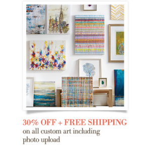 Get 30% Off On CUSTOM ART PRINTS