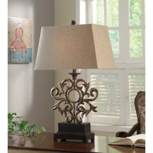 BRYNNE TABLE LAMP classic meets contemporary inspiration in this table lamp At $123.00 (home decorators)