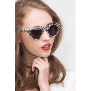 Grab White Black Sunglasses for Women At $45(Eyebuydirect)