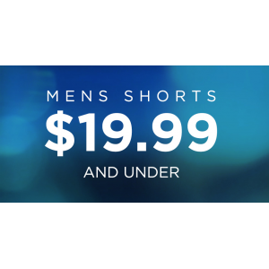 Get Men's Shorts Under At $19.99(JimmyJazz)