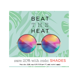 Beat The Heat Save Upto 20% Off At LivingSocial