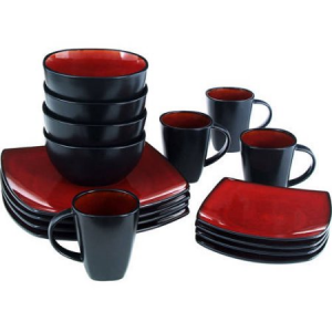 Gibson Home Soho Lounge Square 16-Piece Dinnerware Set At $34.96(Walmart)