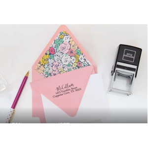 Personalized Rectangular or Square Self-Inking Stamp At $19.99